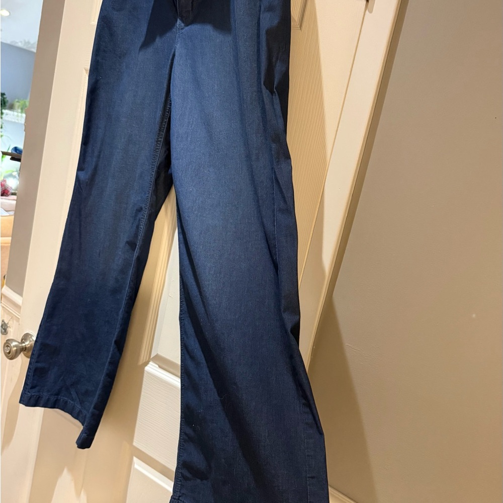 White House Black Market Navy Boot-Cut Pants